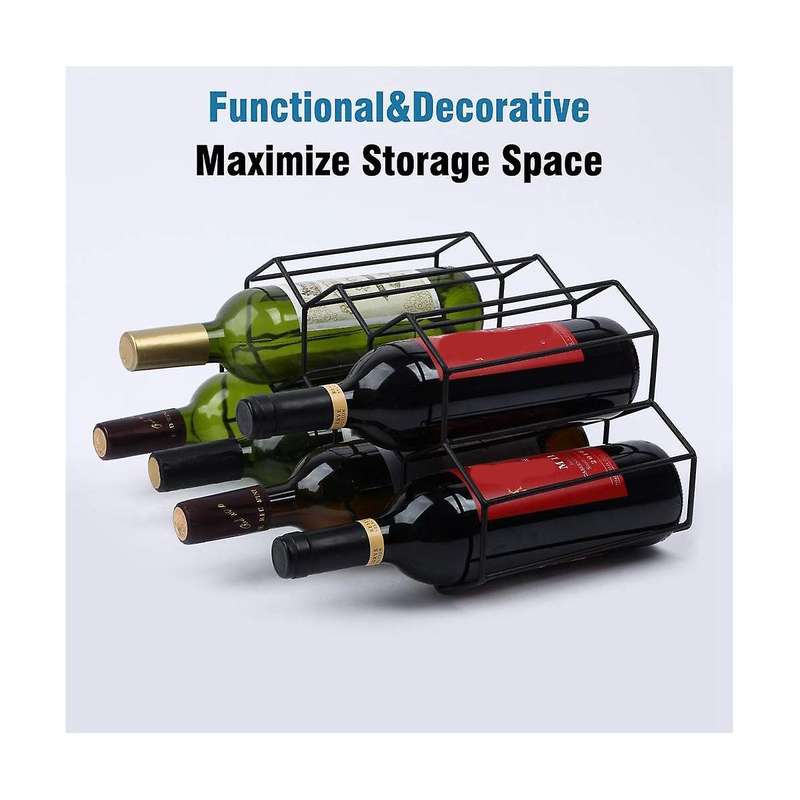 Wine Racks Countertop Wine Rack, Wine Bottle Holder, Small Wine Rack Freestanding Floor, Wine Holder