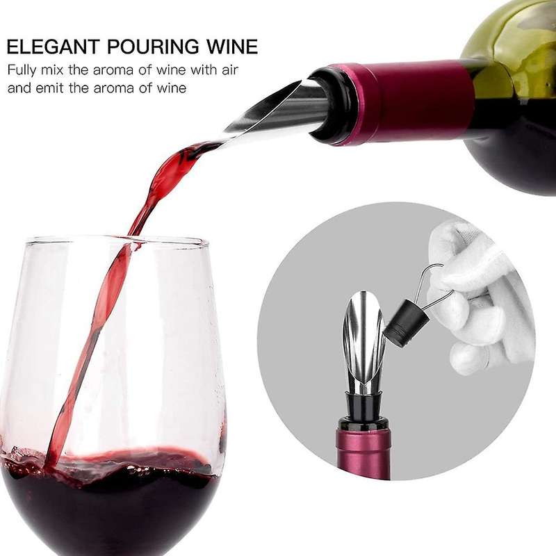 Wine Opener Set Premium Leather Box Rabbit Corkscrew Wine Bottle Opener,wine Pourer