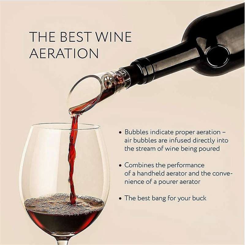 Wine Opening Set, Air Pressure Pump Wine Bottle Opener, Easy Cork Removal Corkscrew Wine Opener Gift