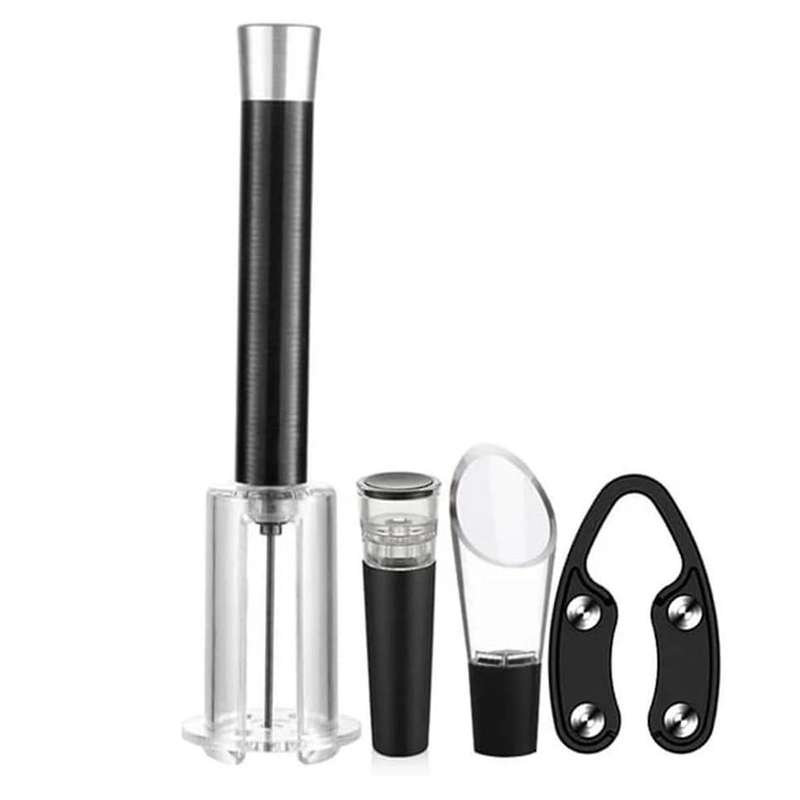 Wine Opening Set, Air Pressure Pump Wine Bottle Opener, Easy Cork Removal Corkscrew Wine Opener Gift
