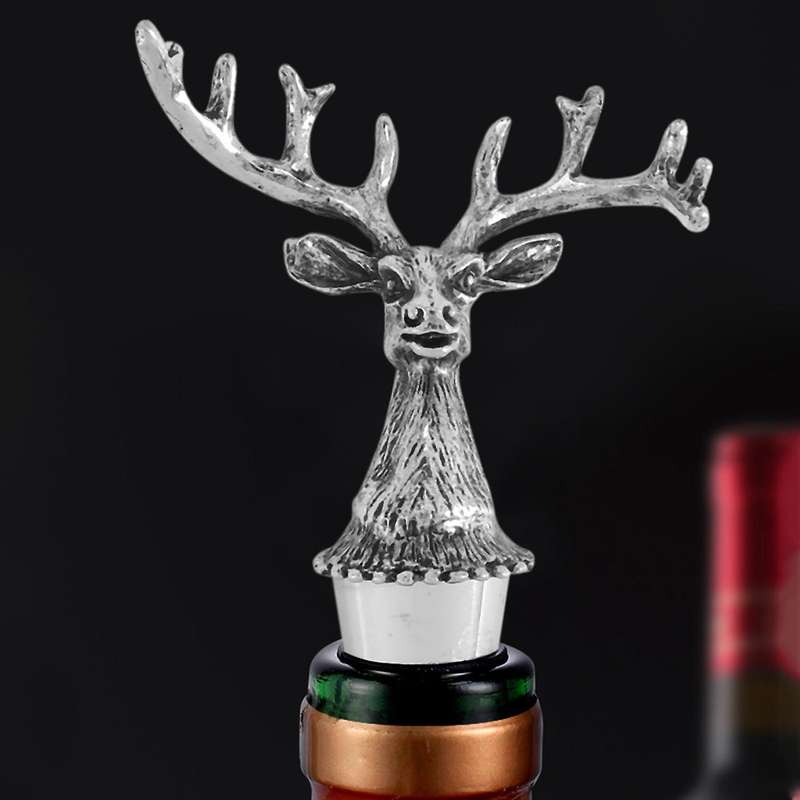 Wine Stopper Animal Bottle Stopper Deer Head Wine Stopper Red Wine Stopper Sealed Wine Bottle Stop