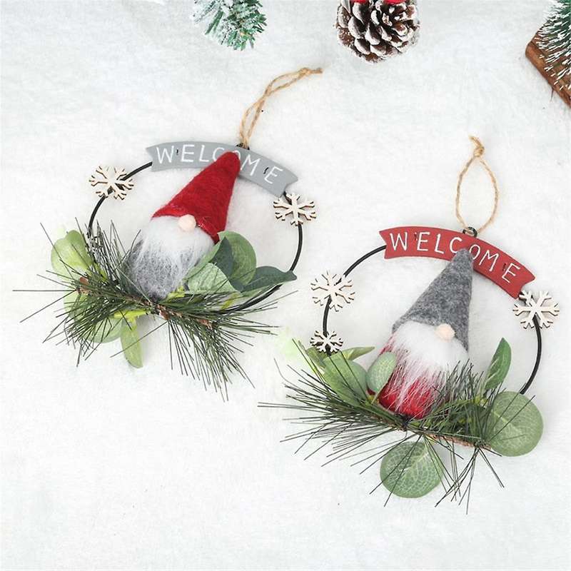 Winter Wreath Christmas Wreath for Front Door, Christmas -wreath Christmas Xmas Wall Decor