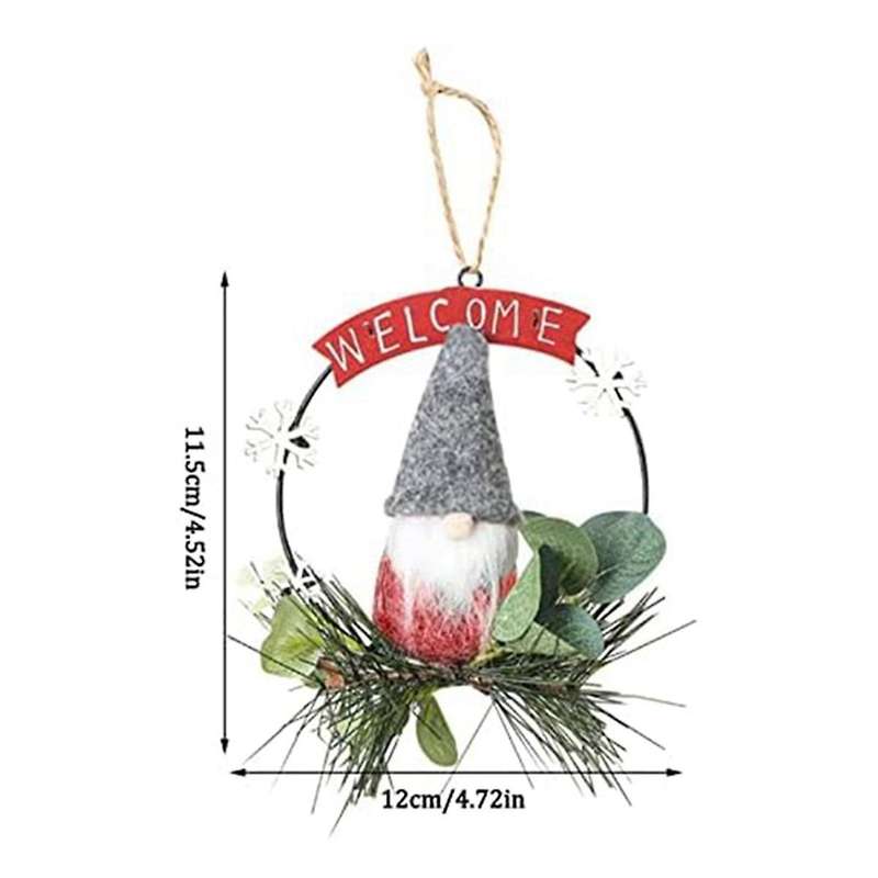 Winter Wreath Christmas Wreath for Front Door, Christmas -wreath Christmas Xmas Wall Decor