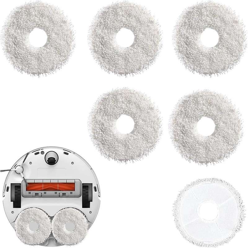 Wiping Cloths Accessories for L20 Ultra, Cleaner for L10s Ultra, Washable Microfibre Wet Mop Pad Acc