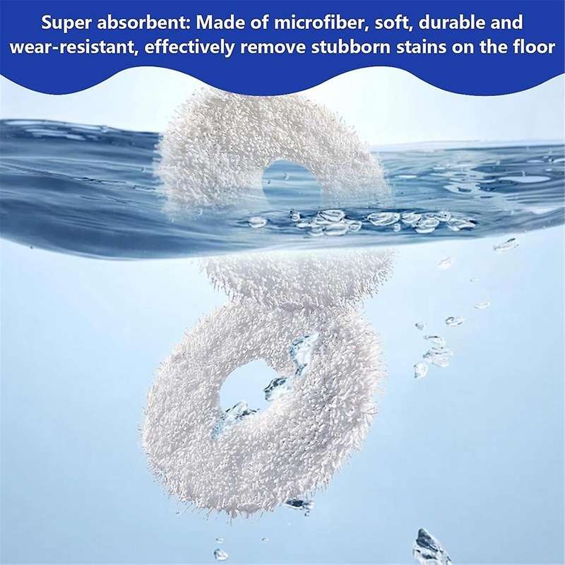 Wiping Cloths Accessories for L20 Ultra, Cleaner for L10s Ultra, Washable Microfibre Wet Mop Pad Acc