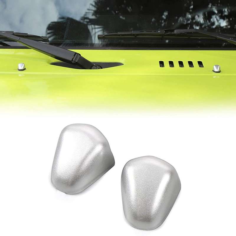 Wiper Water Spray Nozzle Decoration Cover Trim for 2010-2019 Exterior Accessories