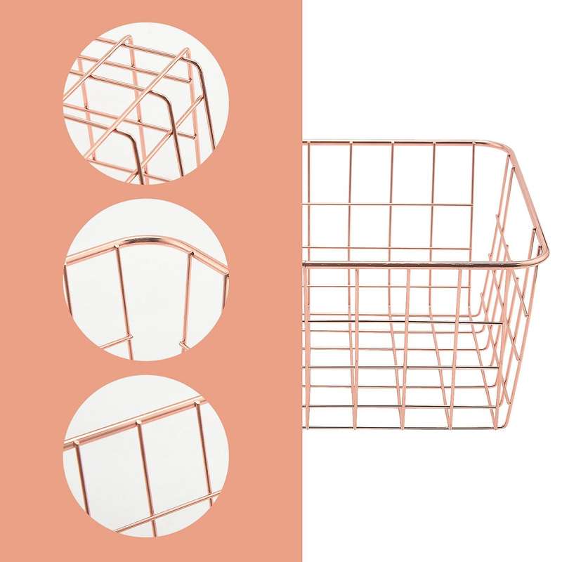 Wire Basket Set,storage Decor Crafts Kitchen Organizing.for Closets,cabinets,pantries,office Stora
