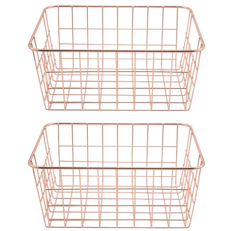 Wire Basket Set,storage Decor Crafts Kitchen Organizing.for Closets,cabinets,pantries,office Stora