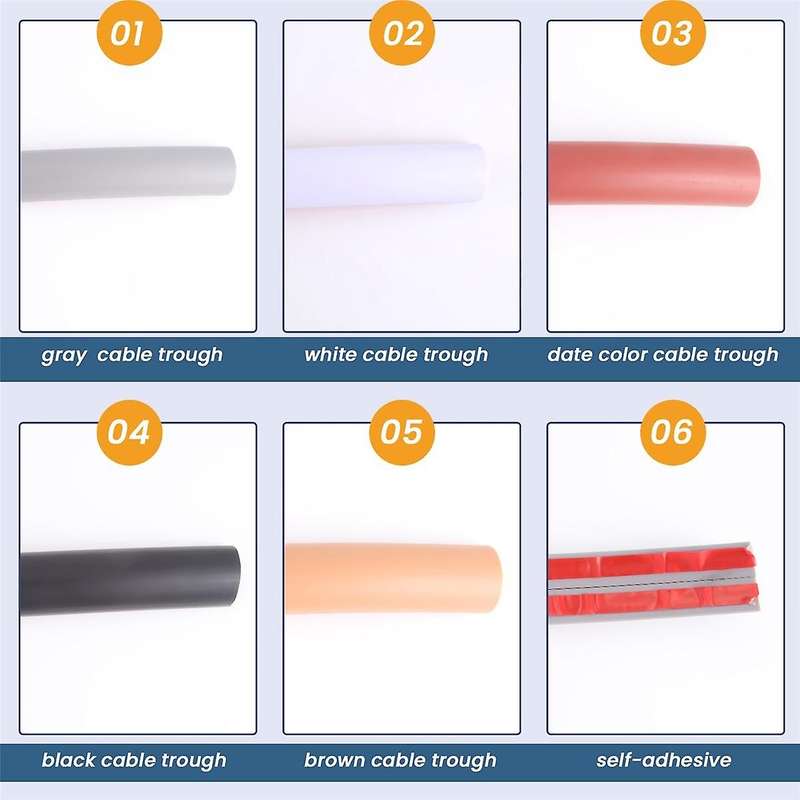 Wire Routing Groove D20-Flex Groove Rubber Groove PVC Soft Rubber Groove Floor Routing Groove Pressu
