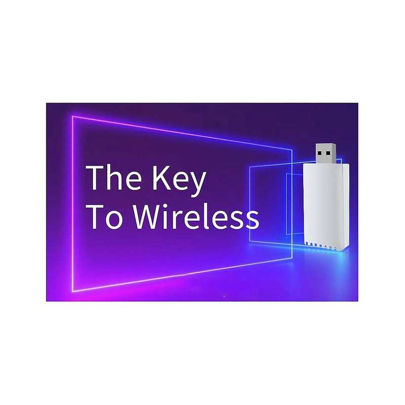Wired to Wireless Carplay Adapter Car Stereo with Usb Plug and Play Smart Link Phone Automatic Conn