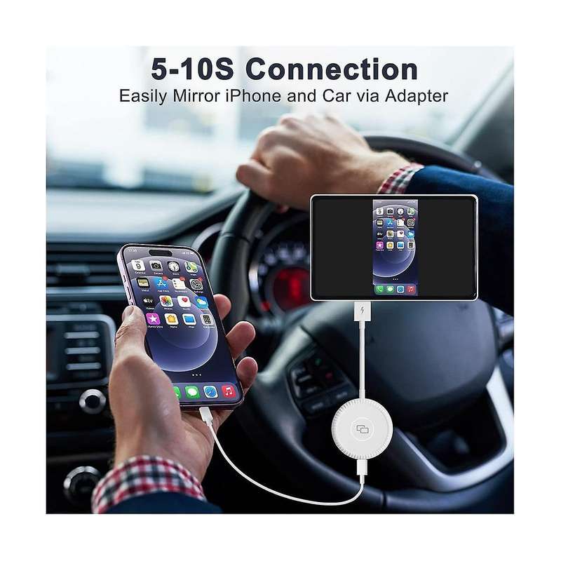Wireless Adapter,Car Screen Mirroring Device for /,Car Accessories Replacement for Carplay Wireless