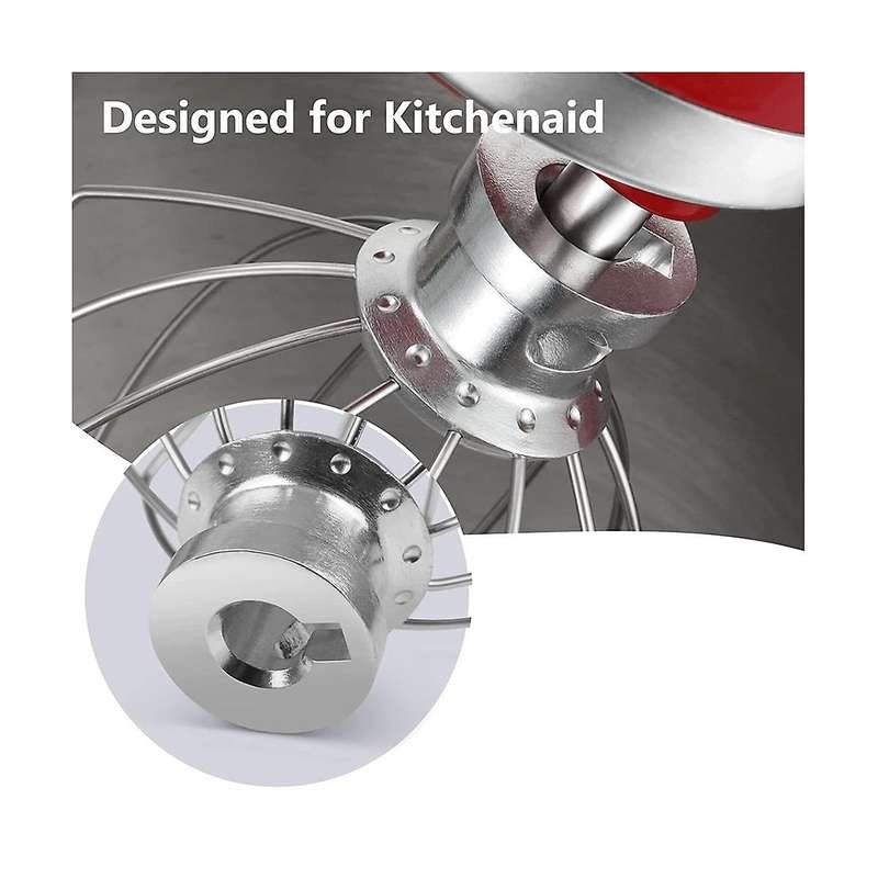 Wire Whip for Stand Mixer 5QT Lift and 6QT, Whisk Attachment, Stainless Steel Egg Cream Stirrer