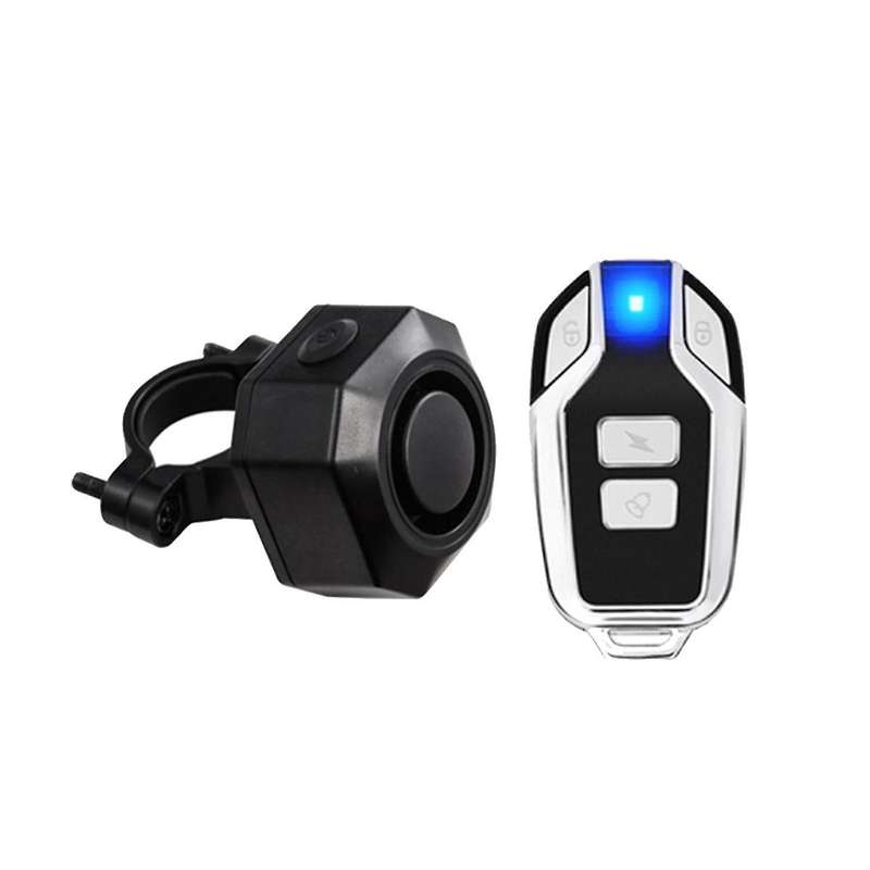 Wireless Bike Burglar Alarm USB Electric Motorcycles Scooter Bicycle Security Protection Vibration A