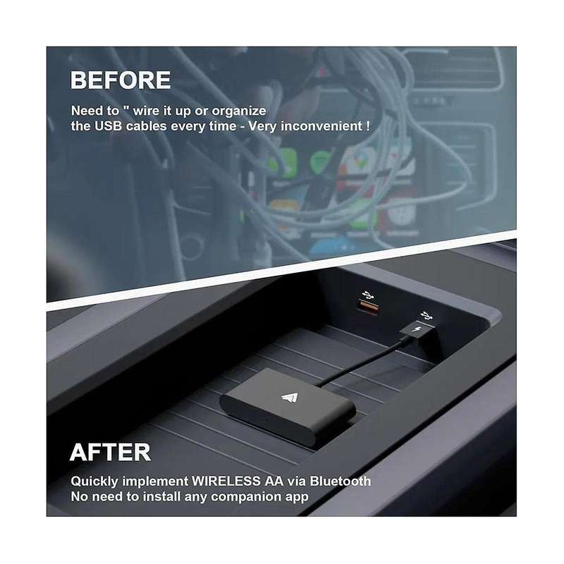 Wireless Android Auto Adapter, Wireless Android Auto Dongle, Android Auto Adapter for Android Phone