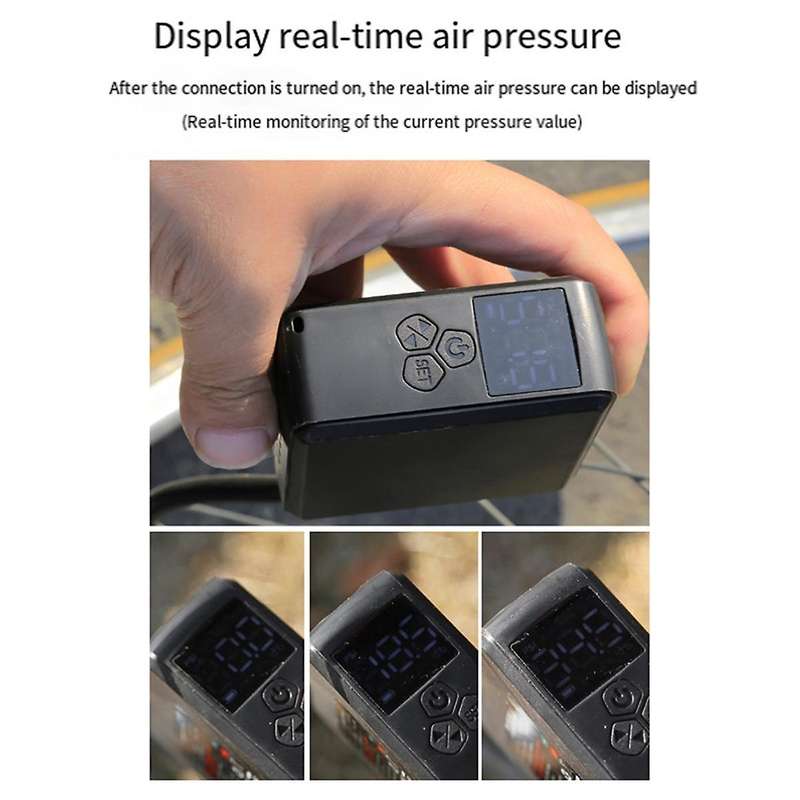 Wireless Air Pump 150Psi Portable Electric Tire Inflator for Car Bicycle Motorcycle Mini Air Compre