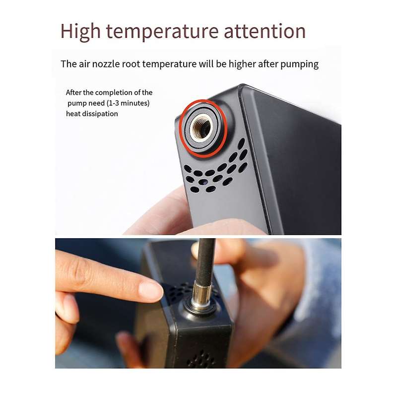 Wireless Air Pump 150Psi Portable Electric Tire Inflator for Car Bicycle Motorcycle Mini Air Compre