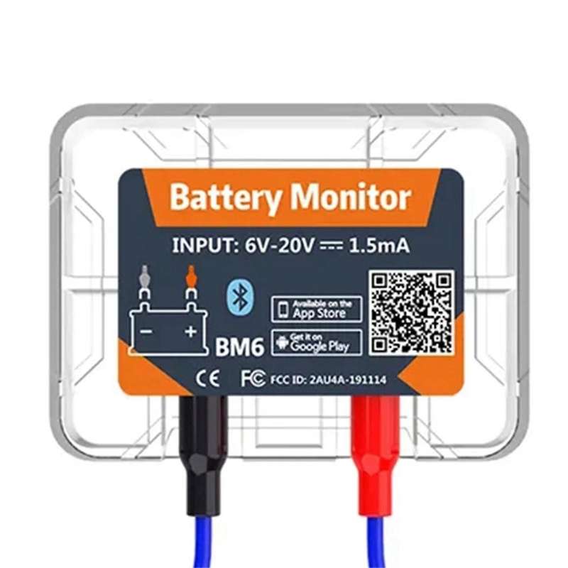 Wireless Bluetooth 12V Battery Monitory BM6 with Car Battery Health Check APP Monitoring Battery Tes