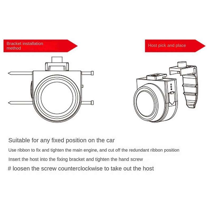 Wireless Bicycle Vibration Alarm USB Rechargeable Motorcycle Bike Alarm Remote Anti-Theft Bike Detec
