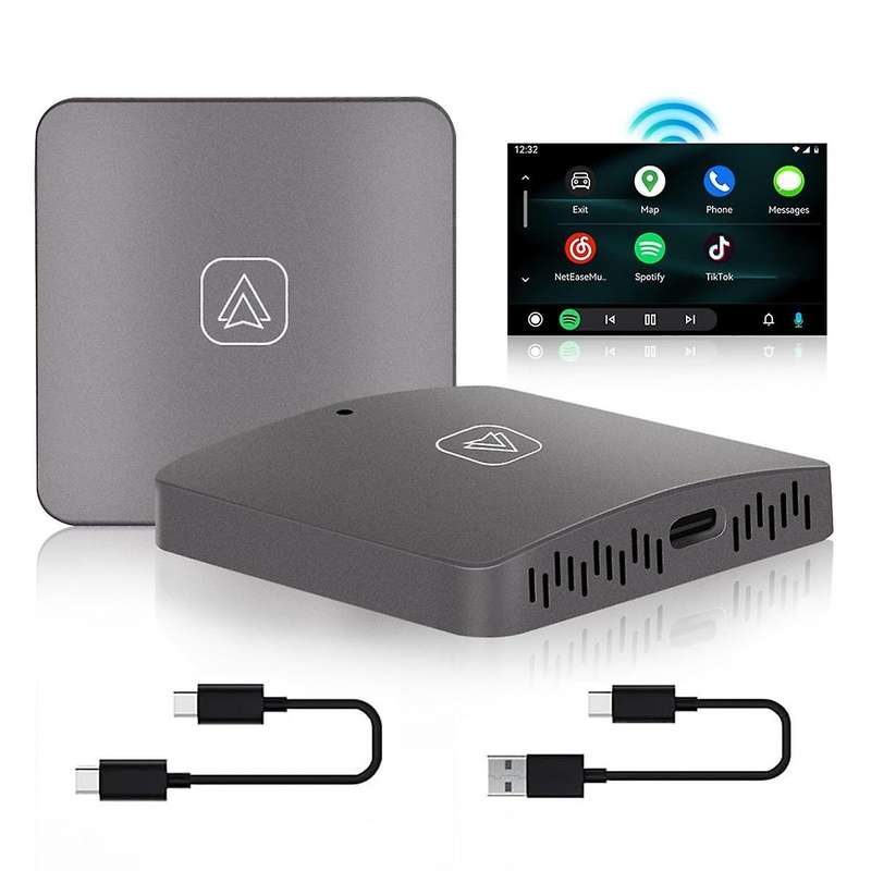 Wireless Android Auto Adapter for Factory Wired Android Auto Cars WiFi Plug & Play Wireless Android