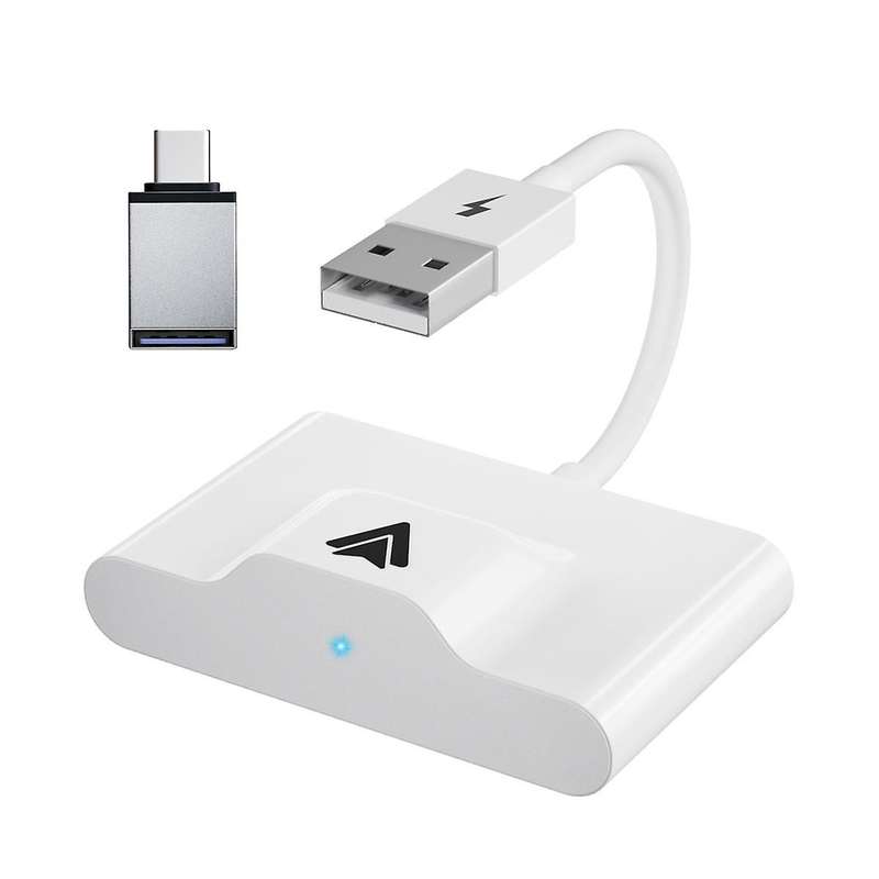 Wireless Car CarPlay Adapter Car Wired to Wireless AI BOX for Android Auto CarPlay Dongle Connect P
