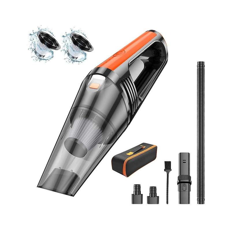Wireless Car Vacuum Cleaner 6000pa Strong Suction Portable Vacuum Cleaner Dual Use Handheld Cleanin