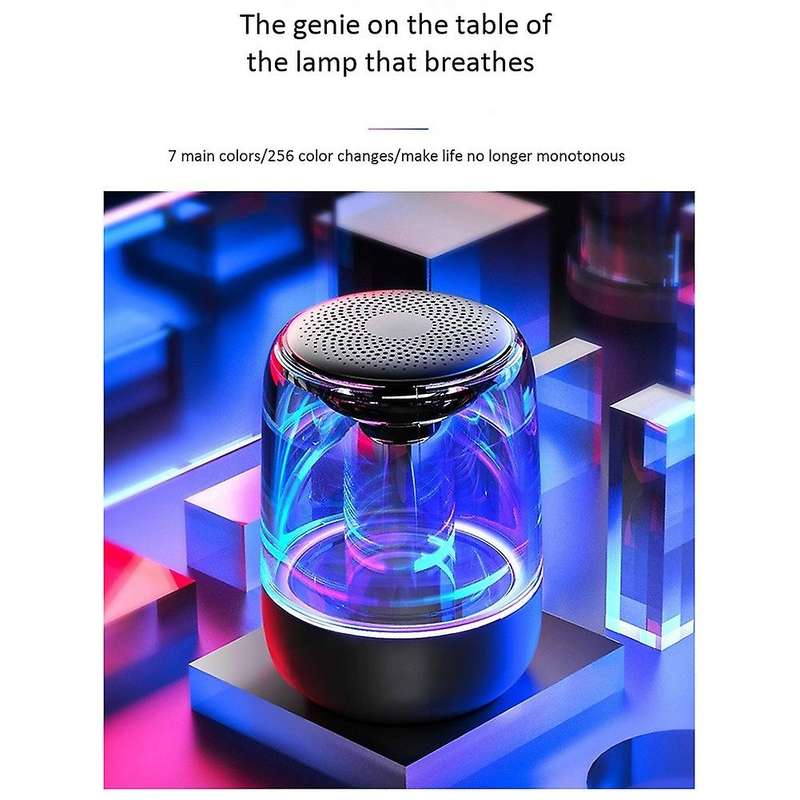 Wireless Bluetooth Speakers Colorful Light Bass Portable Support MP3 FM TF Card Car Bluetooth Speake