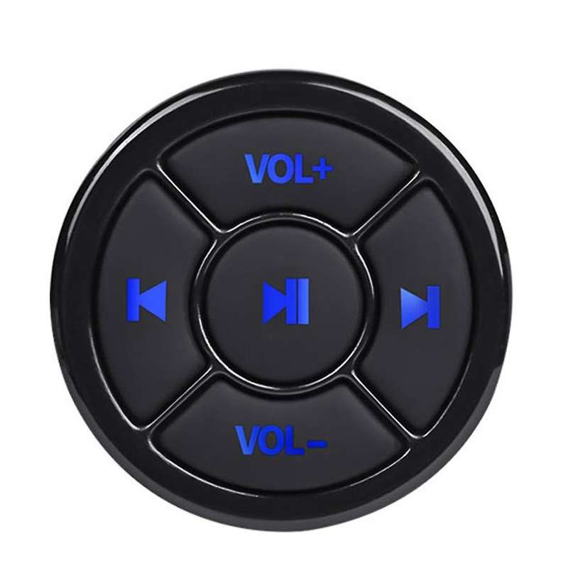 Wireless Bluetooth Media Button Remote Controller Car Motorcycle Bike Steering Wheel Music Play Remo