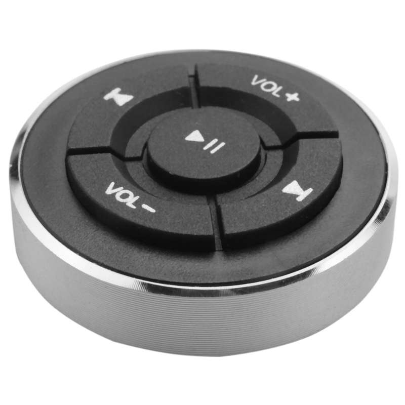Wireless Bluetooth Remote Control Car Steering Wheel Motorcycle Bike Handlebar Media Button for for