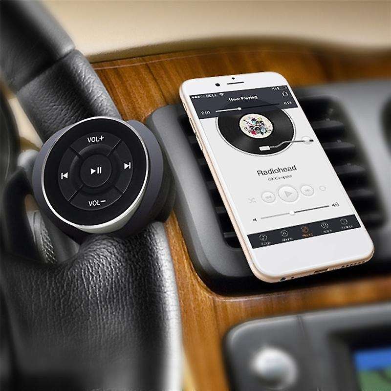 Wireless Car Remote Controller Car Steering Wheel Media Shutter for Motorcycle Handlebar Media Remo
