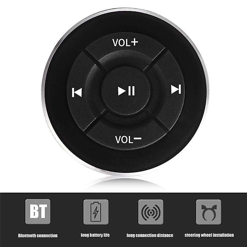 Wireless Car Remote Controller Car Steering Wheel Media Shutter for Motorcycle Handlebar Media Remo