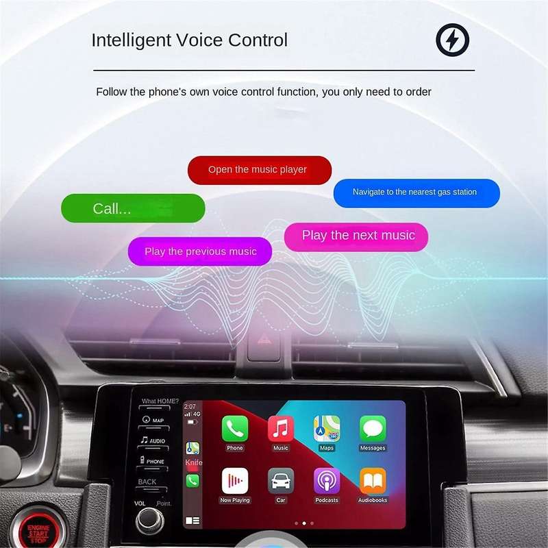 Wireless CarPlay Adapter 2024 Slimmest, Newest Fastest and Smallest Wireless CarPlay Adapter,Factor