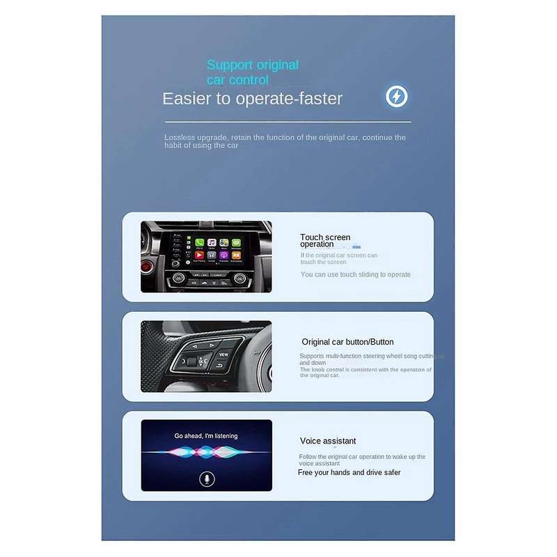 Wireless CarPlay Adapter 2024 Slimmest, Newest Fastest and Smallest Wireless CarPlay Adapter,Factor