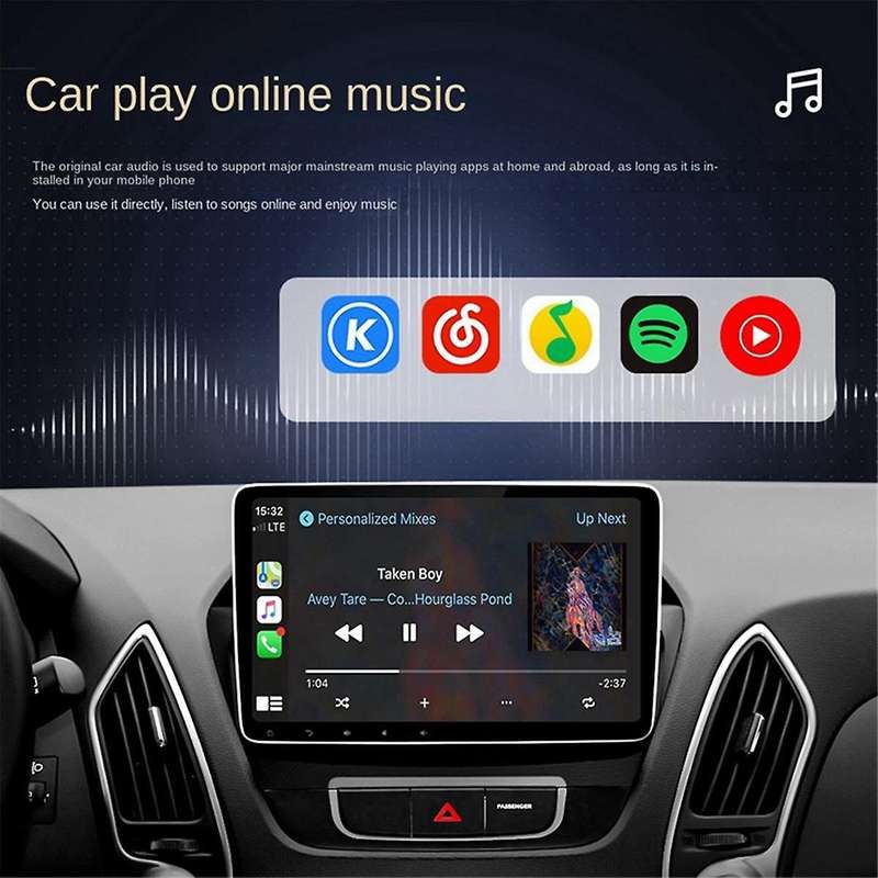 Wireless Carplay Adapter Android Auto 2-In-1 Smart Dongle 5G WIFI for Android Phone System Multimedi