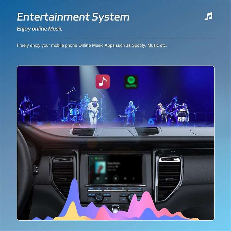 Wireless CarPlay Adapter for Factory Wired CarPlay for Most Cars New Upgrade Wireless CarPlay Dongl