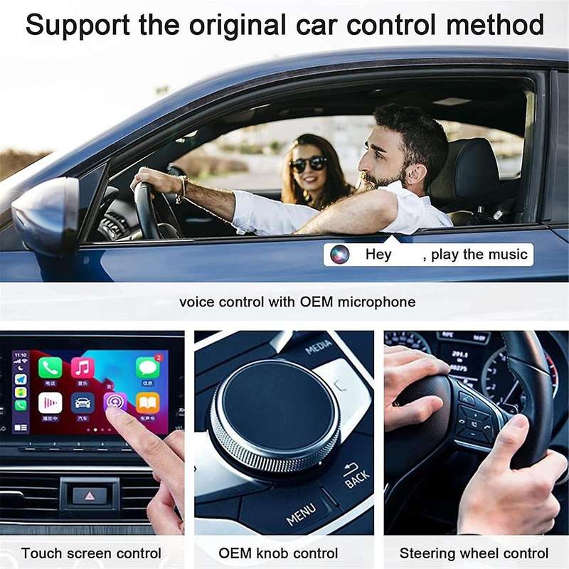 Wireless CarPlay Adapter for Smart Link USB Adapter for Navigation Media Player Mirrorlink Car Adapt