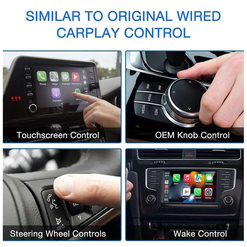 Wireless CarPlay Adapter for Smart Link USB Adapter for Navigation Media Player Mirrorlink Car Adapt