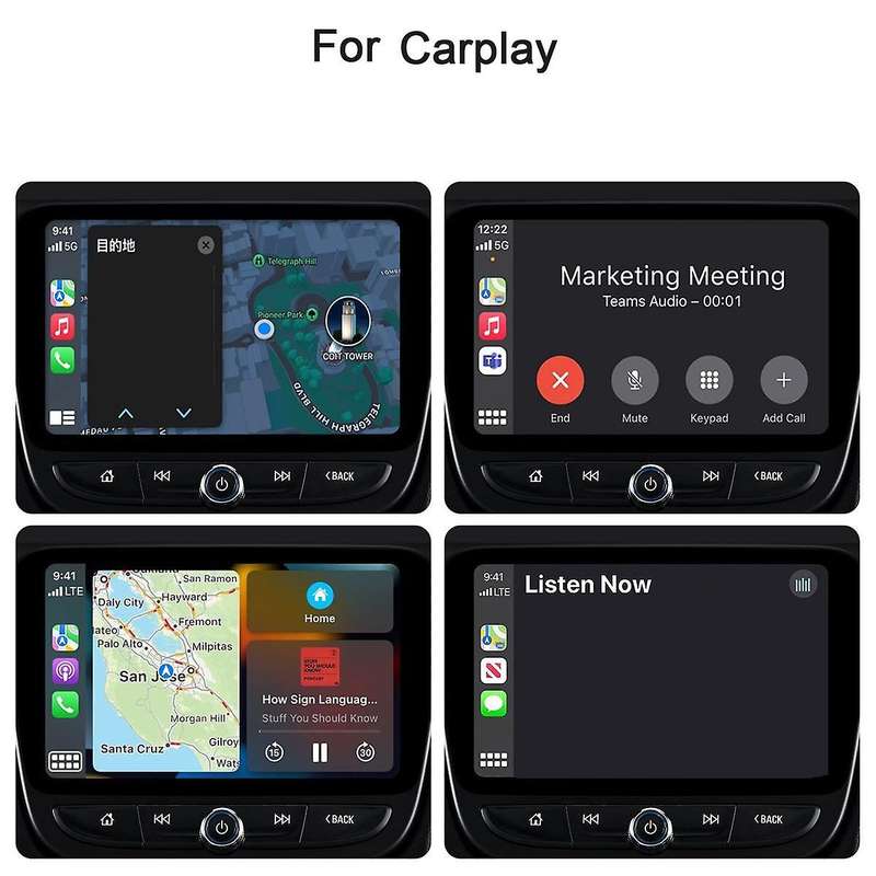 Wireless CarPlay Adapter Wired to Wireless Carplay Dongle for WiFi Online Update Wireless CarPlay A