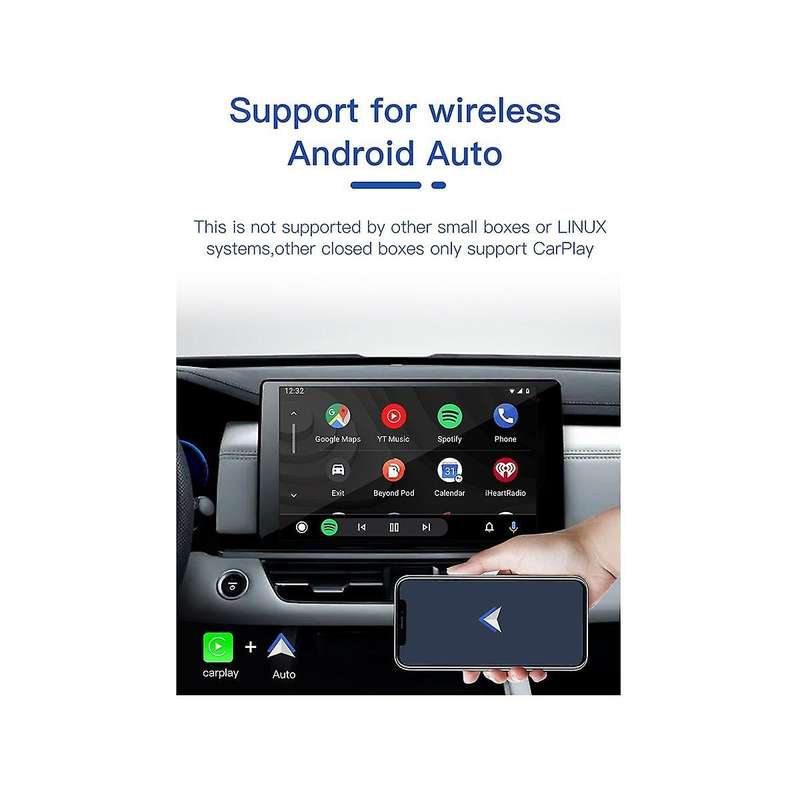 Wireless Carplay Adapter Wired to Wireless Carplay Adapter for Android Ai Box Multimedia Video Play