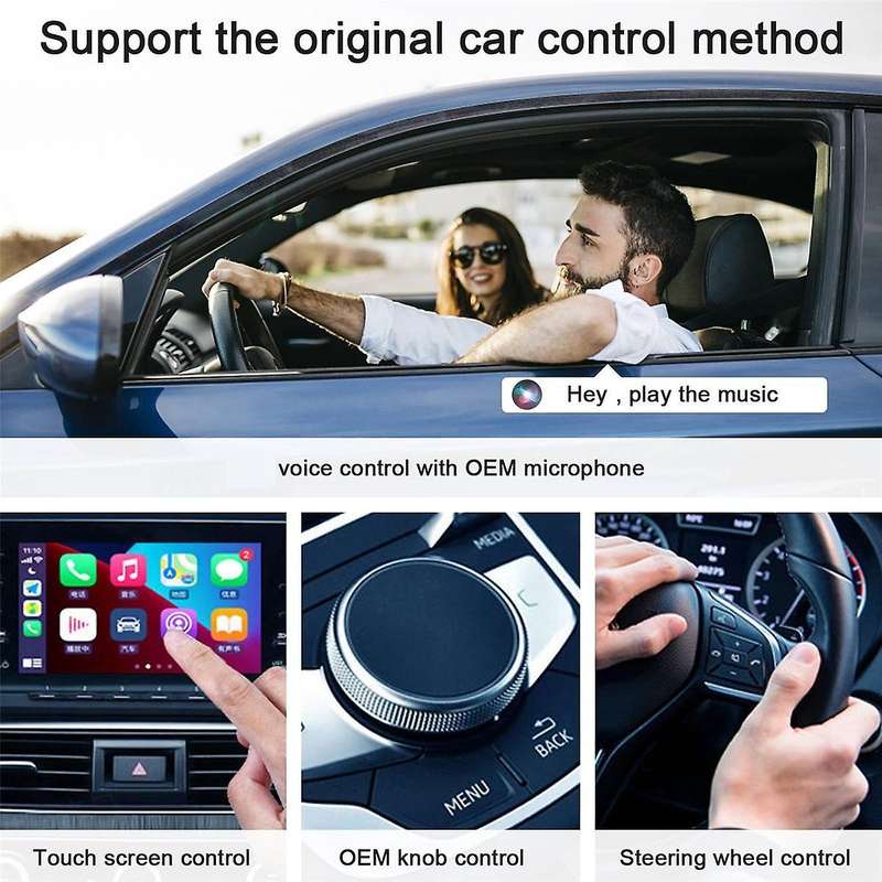 Wireless CarPlay Adapter Wired to Wireless Carplay Dongle for WiFi Online Update Wireless CarPlay Ad