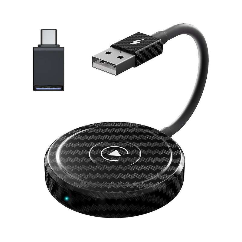 Wireless Carplay Adapter, Plug & Play for Carplay Wireless Adapter, Online Update Auto Connect Easy