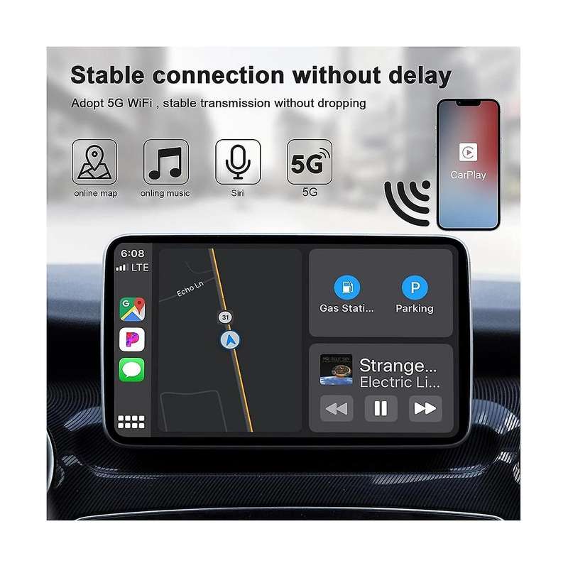 Wireless CarPlay Adapter, Carplay Wireless Adapter for Factory Wired CarPlay Plug & for Cars From 20