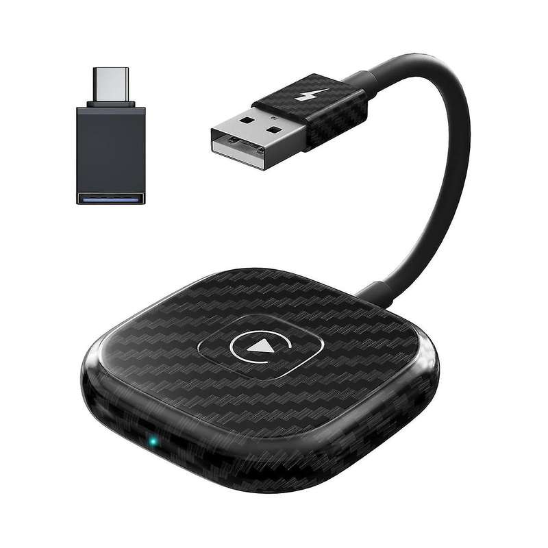 Wireless CarPlay Adapter, Carplay Wireless Adapter for Factory Wired CarPlay Plug & for Cars From 20