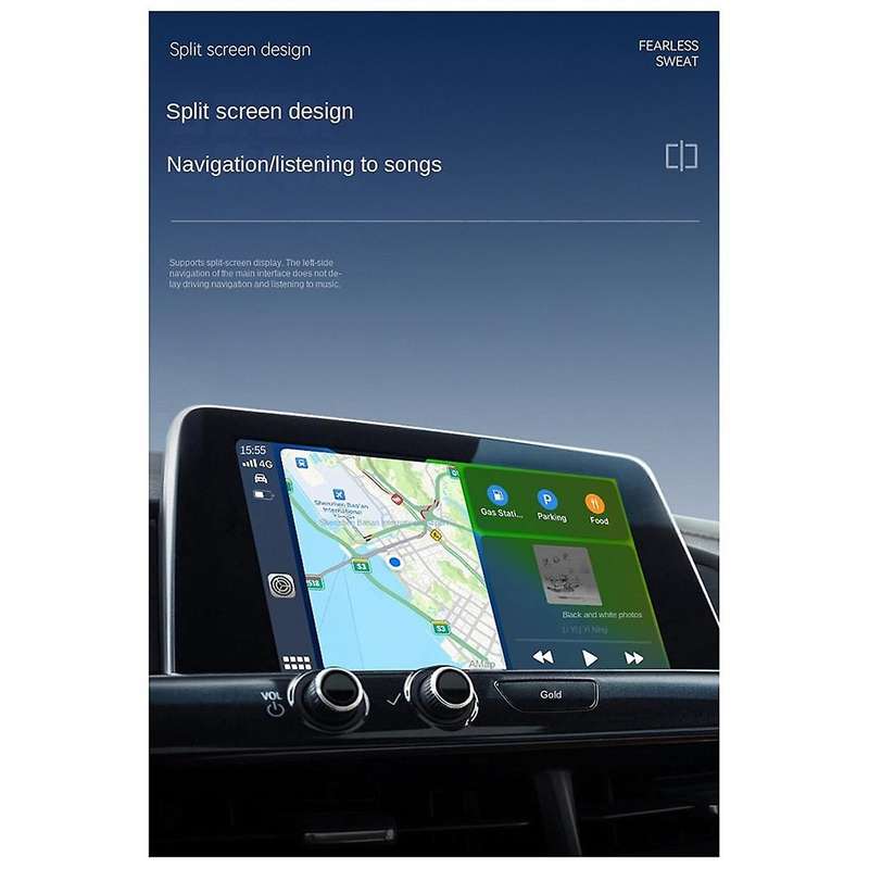 Wireless Carplay Android Adapter 2 in 1 Wireless Adapter Car Adapter Convert Wired Android Auto to