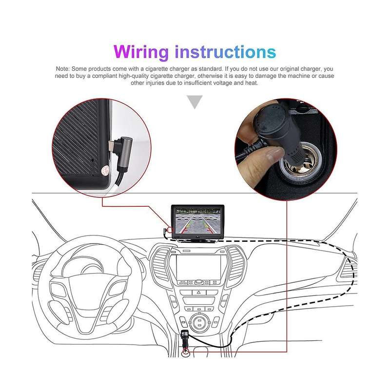 Wireless Carplay Android Auto 7 Inch Screen Radio Front Backup Cameras Bluetooth Wifi Fm Bluetooth