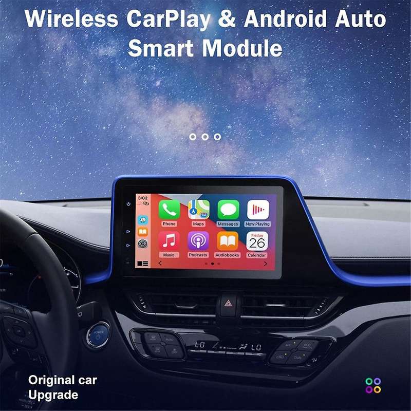 Wireless Carplay Android Auto for Touch 2 Entune2.0 Sienna Prius Yaris 14-19