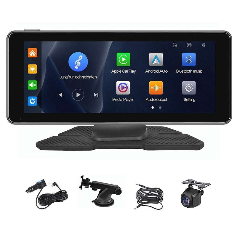 Wireless Carplay Car Stereo Portable 6.86In Touch Screen Android Auto Backup Camera Navigation Mirr