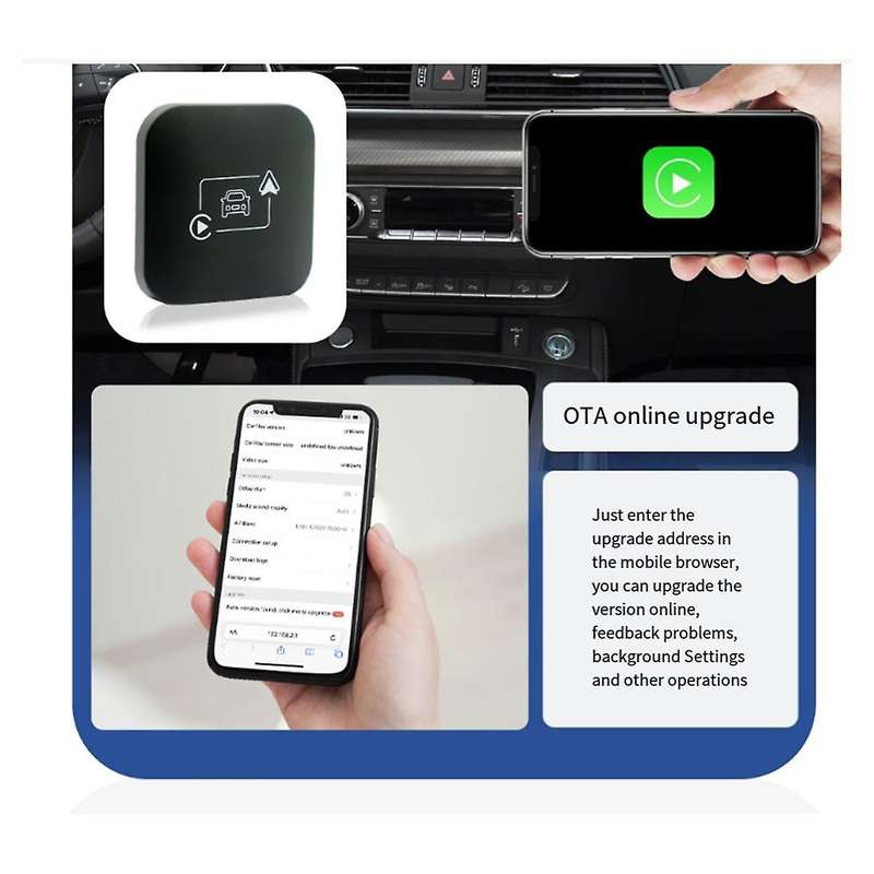 Wireless Carplay Android Auto Wireless Streaming Device for Car Carplay Ai Box Android 13 System Mu