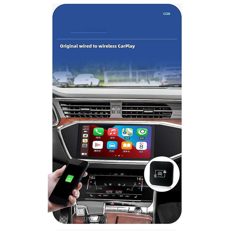 Wireless Carplay Android Auto Wireless Streaming Device for Car Carplay Ai Box Android 13 System Mul