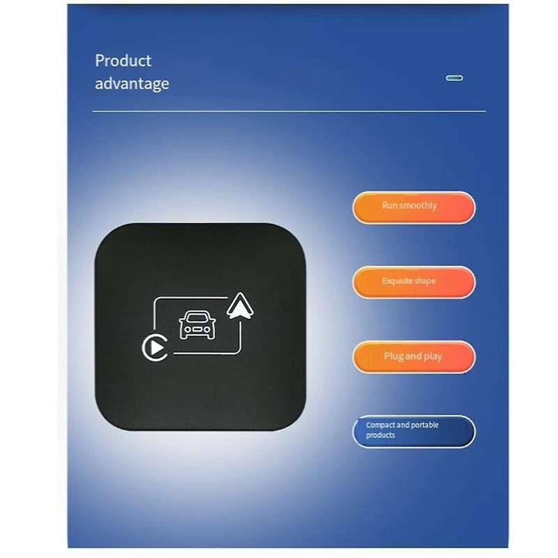 Wireless Carplay Android Auto Wireless Streaming Device for Car Carplay Ai Box Android 13 System Mul