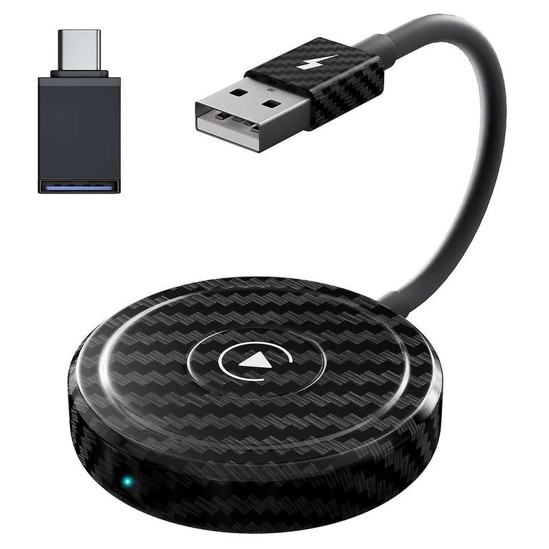 Wireless Carplay Dongle Adapter for Wireless Auto Car Adapter for Plug Play WiFi Online Update